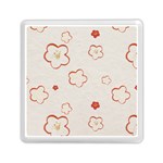 Floral Pattern Memory Card Reader (Square)