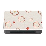 Floral Pattern Memory Card Reader with CF