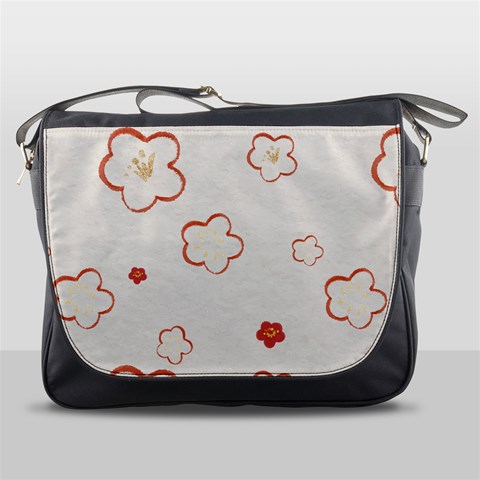 Floral Pattern Messenger Bag from ArtsNow.com Front