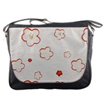 Floral Pattern Messenger Bag