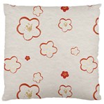 Floral Pattern Large Cushion Case (One Side)