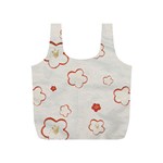 Floral Pattern Full Print Recycle Bag (S)