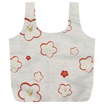 Floral Pattern Full Print Recycle Bag (XL)