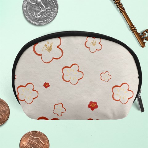 Floral Pattern Accessory Pouch (Large) from ArtsNow.com Front