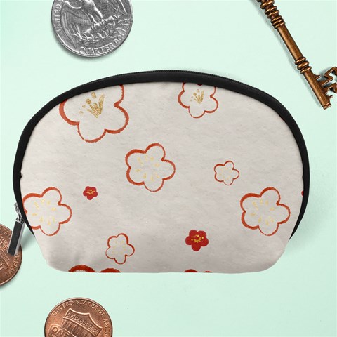 Floral Pattern Accessory Pouch (Large) from ArtsNow.com Back