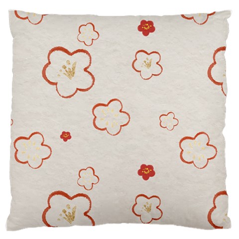 Floral Pattern Standard Premium Plush Fleece Cushion Case (One Side) from ArtsNow.com Front