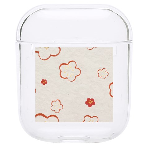 Floral Pattern Hard PC AirPods 1/2 Case from ArtsNow.com Front