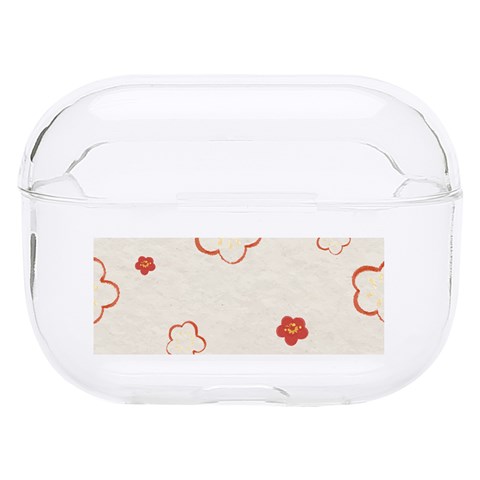 Floral Pattern Hard PC AirPods Pro Case from ArtsNow.com Front