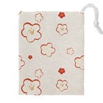 Floral Pattern Drawstring Pouch (4XL)