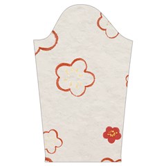 Floral Pattern Kids  Long Sleeve Velvet Lounge Robe from ArtsNow.com Sleeve Left