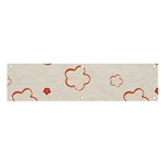 Floral Pattern Banner and Sign 4  x 1 