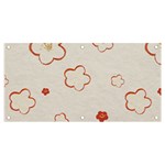 Floral Pattern Banner and Sign 4  x 2 