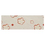 Floral Pattern Banner and Sign 6  x 2 