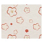 Floral Pattern Premium Plush Fleece Blanket (Small)