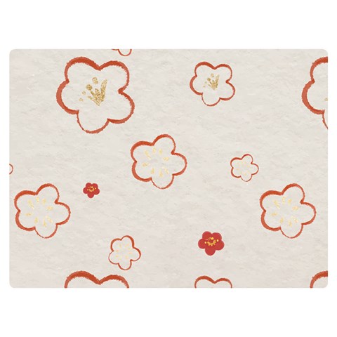 Floral Pattern Premium Plush Fleece Blanket (Extra Small) from ArtsNow.com 40 x30  Blanket Front