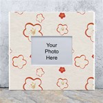 Floral Pattern White Wall Photo Frame 5  x 7 