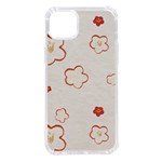 Floral Pattern iPhone 14 Plus TPU UV Print Case