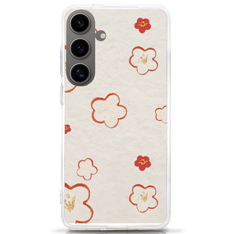 Floral Pattern Samsung Galaxy S24 Ultra 6.9 Inch TPU UV Case from ArtsNow.com Front