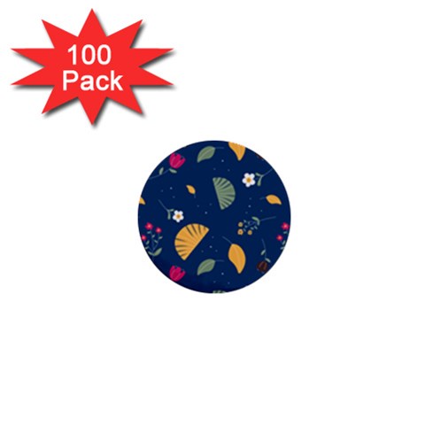 Cute Korean Pattern 1  Mini Buttons (100 pack)  from ArtsNow.com Front