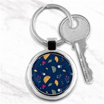 Cute Korean Pattern Key Chain (Round)