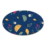 Cute Korean Pattern Oval Magnet