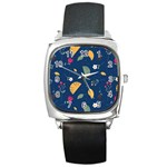 Cute Korean Pattern Square Metal Watch