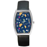 Cute Korean Pattern Barrel Style Metal Watch