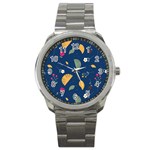 Cute Korean Pattern Sport Metal Watch