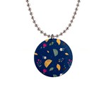 Cute Korean Pattern 1  Button Necklace