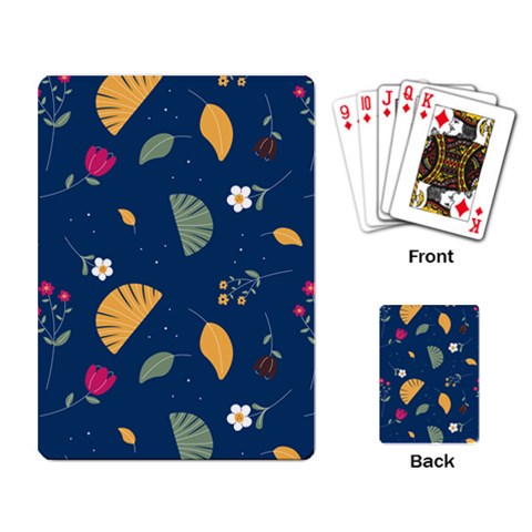 Cute Korean Pattern Playing Cards Single Design (Rectangle) from ArtsNow.com Back