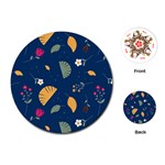 Cute Korean Pattern Playing Cards Single Design (Round)