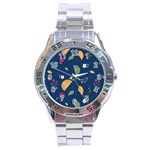 Cute Korean Pattern Stainless Steel Analogue Watch