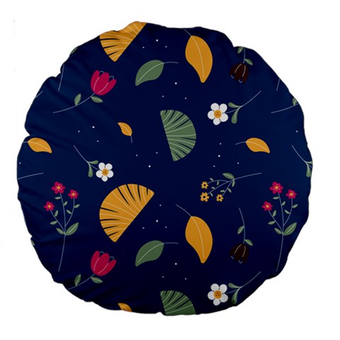 Cute Korean Pattern Large 18  Premium Round Cushions from ArtsNow.com Front