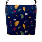 Cute Korean Pattern Flap Closure Messenger Bag (L)