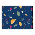 Cute Korean Pattern Two Sides Fleece Blanket (Small)