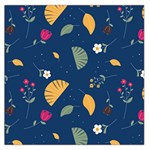 Cute Korean Pattern Square Satin Scarf (36  x 36 )