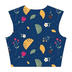 Cute Korean Pattern Cotton Crop Top from ArtsNow.com Back