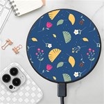 Cute Korean Pattern Wireless Fast Charger(Black)