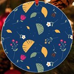 Cute Korean Pattern UV Print Acrylic Ornament Round