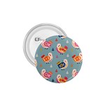 Cute Bird Pattern 1.75  Buttons