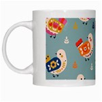 Cute Bird Pattern White Mug