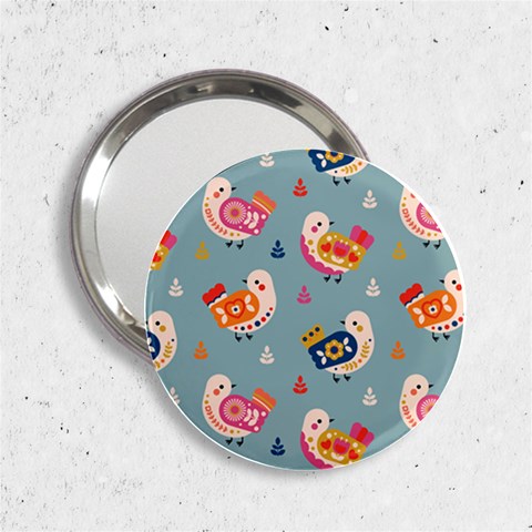 Cute Bird Pattern 2.25  Handbag Mirrors from ArtsNow.com Front