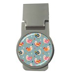 Cute Bird Pattern Money Clips (Round) 