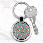 Cute Bird Pattern Key Chain (Round)