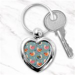 Cute Bird Pattern Key Chain (Heart)