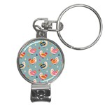 Cute Bird Pattern Nail Clippers Key Chain