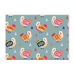 Cute Bird Pattern Sticker A4 (10 pack)