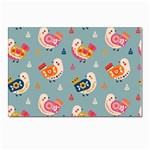 Cute Bird Pattern Postcard 4 x 6  (Pkg of 10)