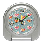 Cute Bird Pattern Travel Alarm Clock