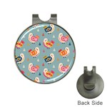 Cute Bird Pattern Hat Clips with Golf Markers